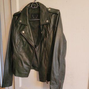 Bod & Christensen - Leather Jacket - Dark Green